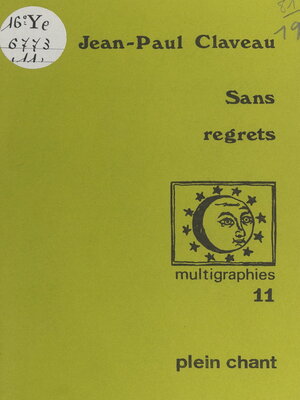 cover image of Sans regrets